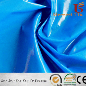 Bright PU Coated Nylon Taffeta Fabric for Moncler Down Jacket